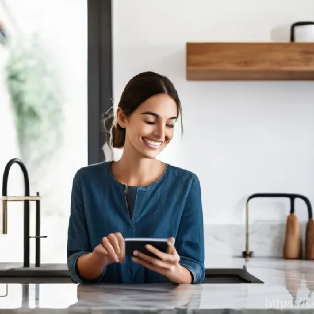 수질환경 업무에서 발생하는 문제 해결법 - **Smart Home Water Monitoring in an Italian Kitchen:**
    "A bright, modern Italian kitchen, filled...