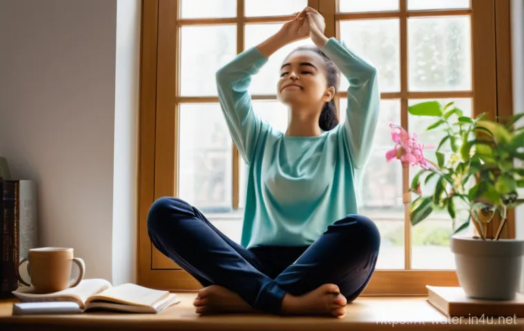 수질환경 시험 공부 플래너 - **Prompt:** A female laboratory technician, appearing to be in her mid-20s, is meticulously operatin...