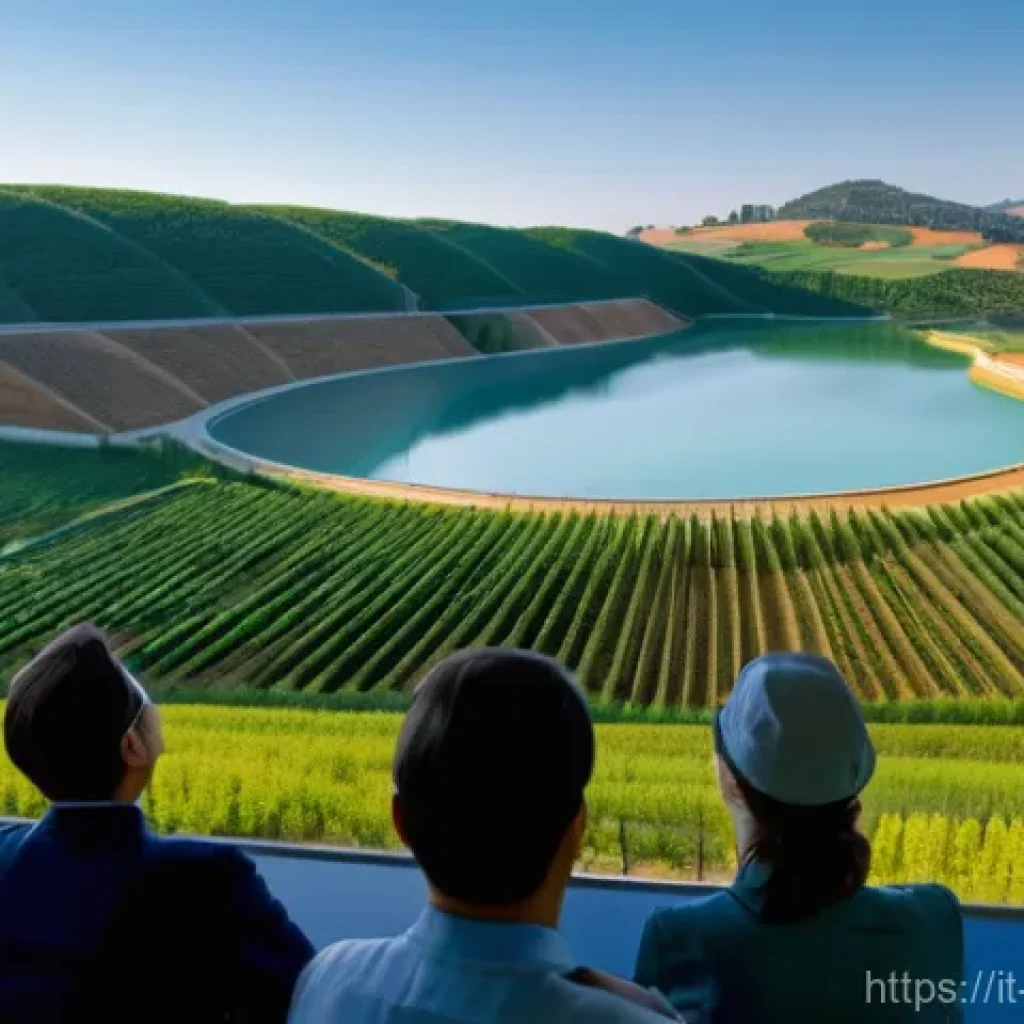 수질환경 자격증으로의 커리어 전환 - **Prompt:** "A vibrant, panoramic view of a sophisticated, modern Italian water treatment facility a...