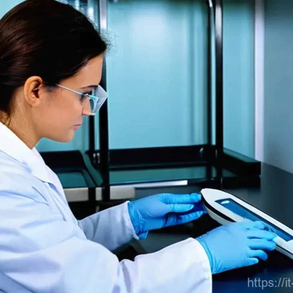 수질환경 실기시험 기기 사용법 - **Prompt 1: Precision pH Calibration in a Modern Italian Lab**
    "A highly focused Italian male or...