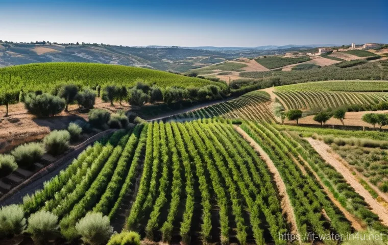 수질환경 관리와 배출수 규제 - **Prompt:** A futuristic and clean depiction of a state-of-the-art Italian wastewater treatment plan...