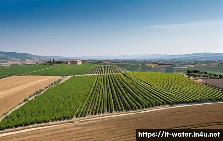 수질환경공학 기본 개념 정리 - **Prompt:** "A vibrant, panoramic view of the Italian countryside under a warm, slightly hazy Medite...